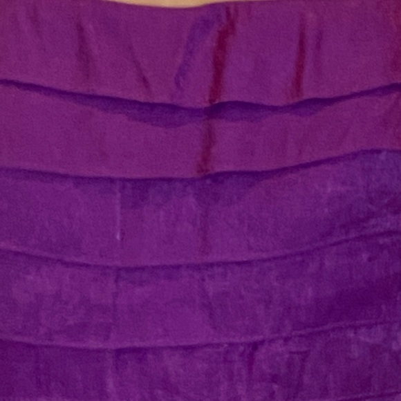 Signature by Sangria Shimmery Purple Shutter Cocktail Social Dress NWT Size 12 - Picture 4 of 9